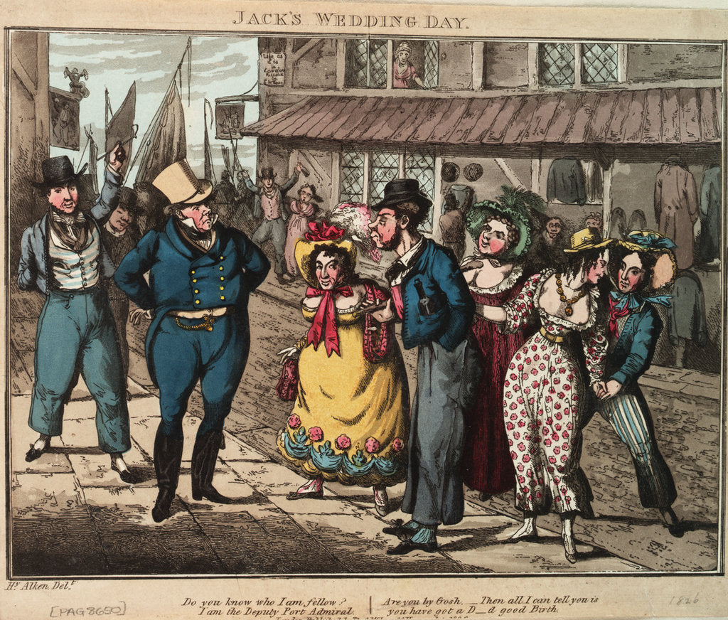 Detail of Jack's Wedding Day' by Henry Alken