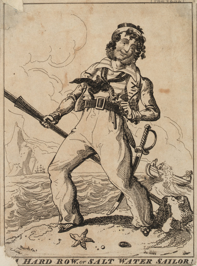 Detail of A Hard Row, or Salt Water Sailor! by Henry Stacey Marks