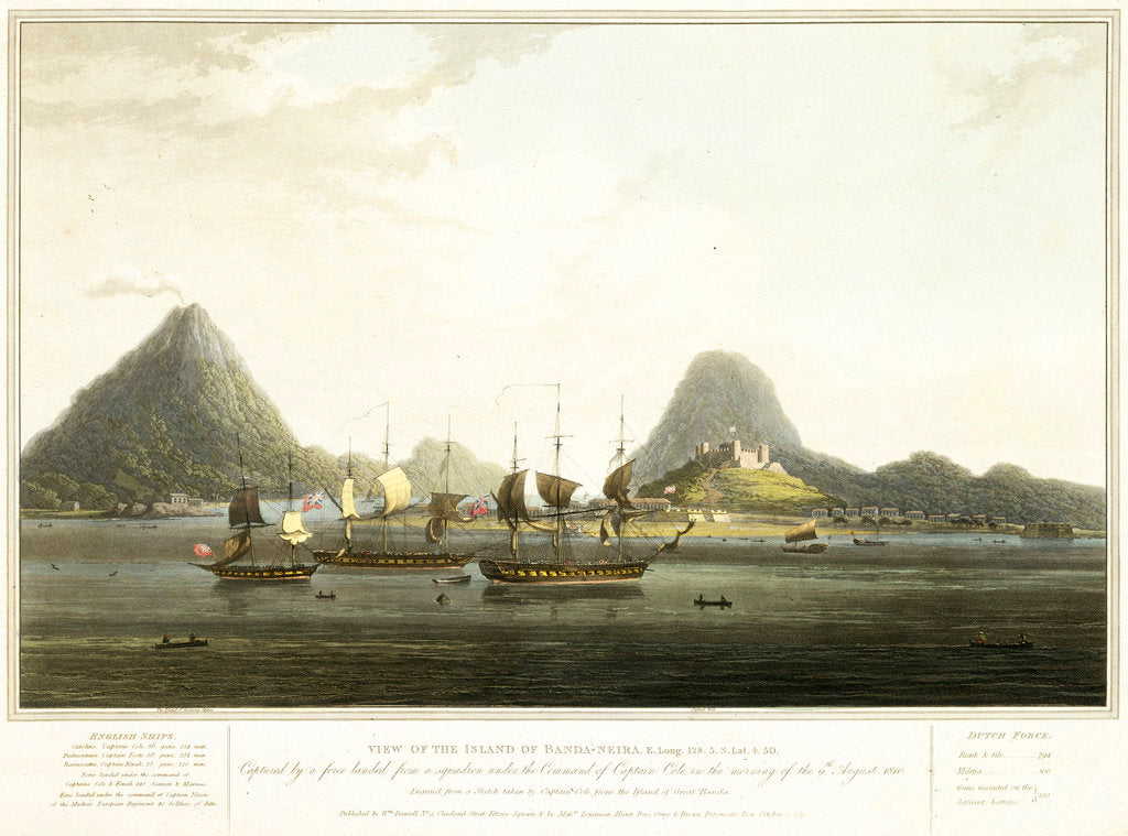 Detail of View of the Island of Banda-Neira by Christopher Cole