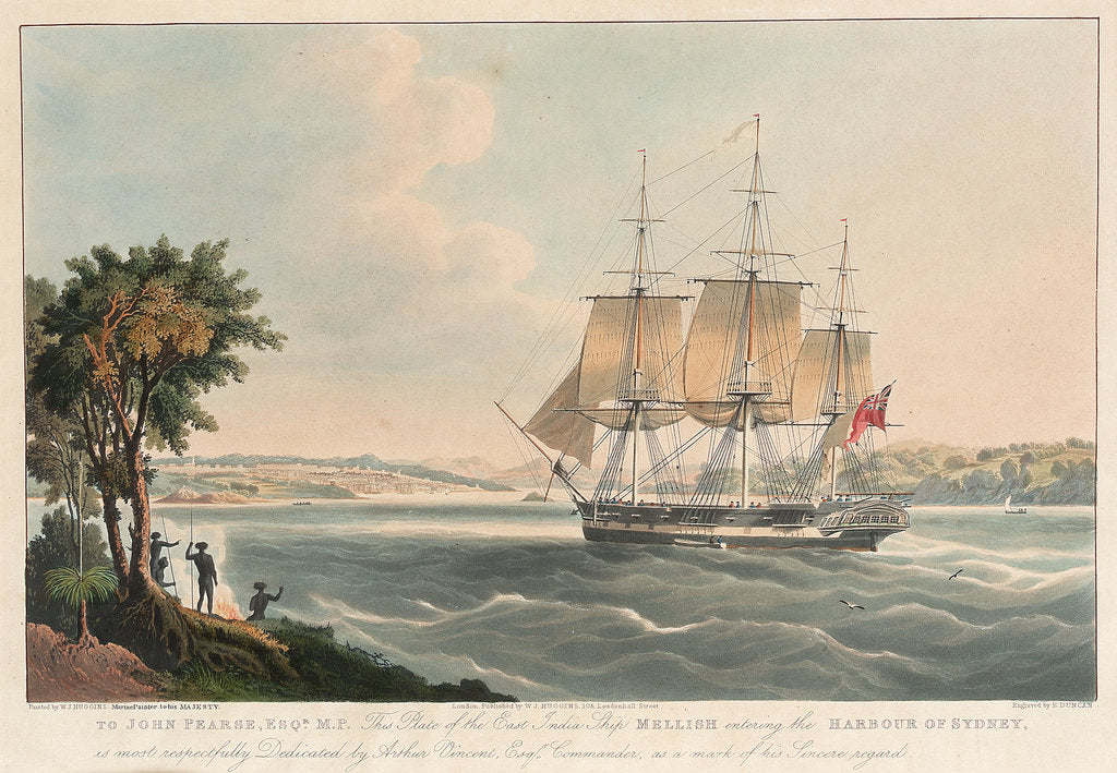 Detail of The East Indiaman 'Mellish' by William John Huggins
