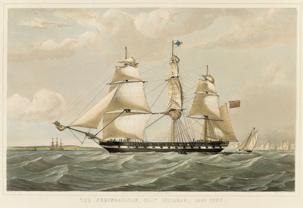 Detail of The East Indiaman 'Seringapatam' by Thomas Goldsworth Dutton