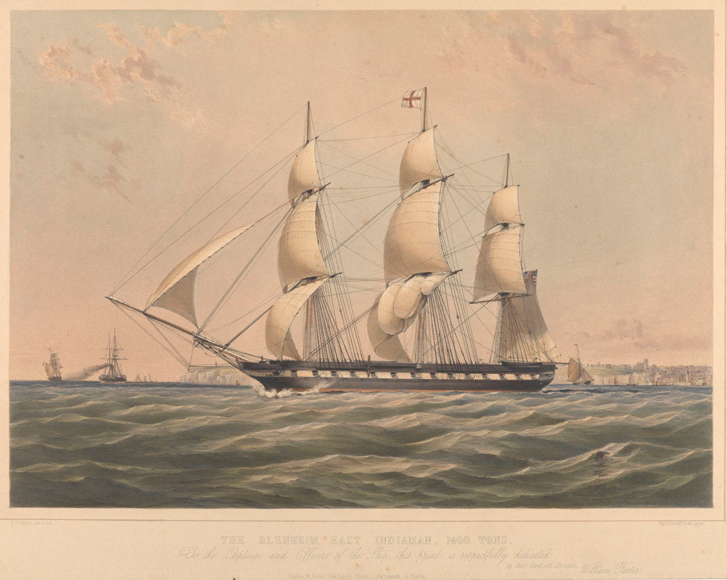 Detail of The 'Blenheim' East Indiaman (1848), 1400 Tons by Thomas Goldsworth Dutton