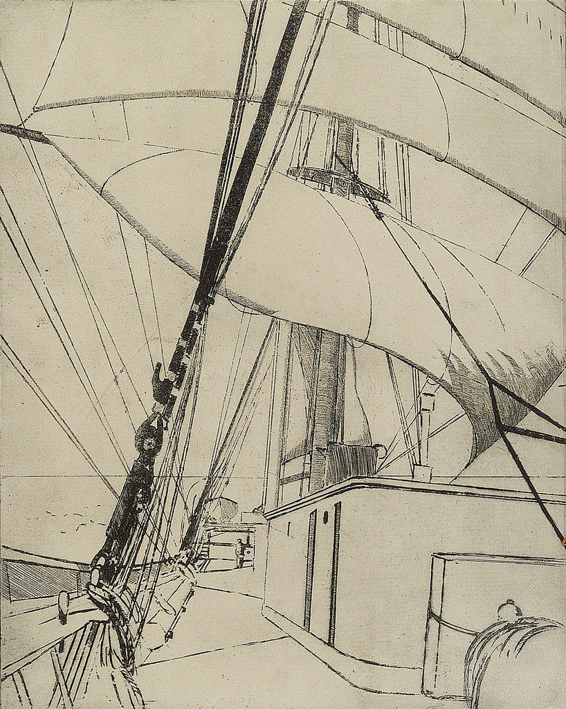 Detail of The main deck of the 'Birkdale' (1) by John Everett
