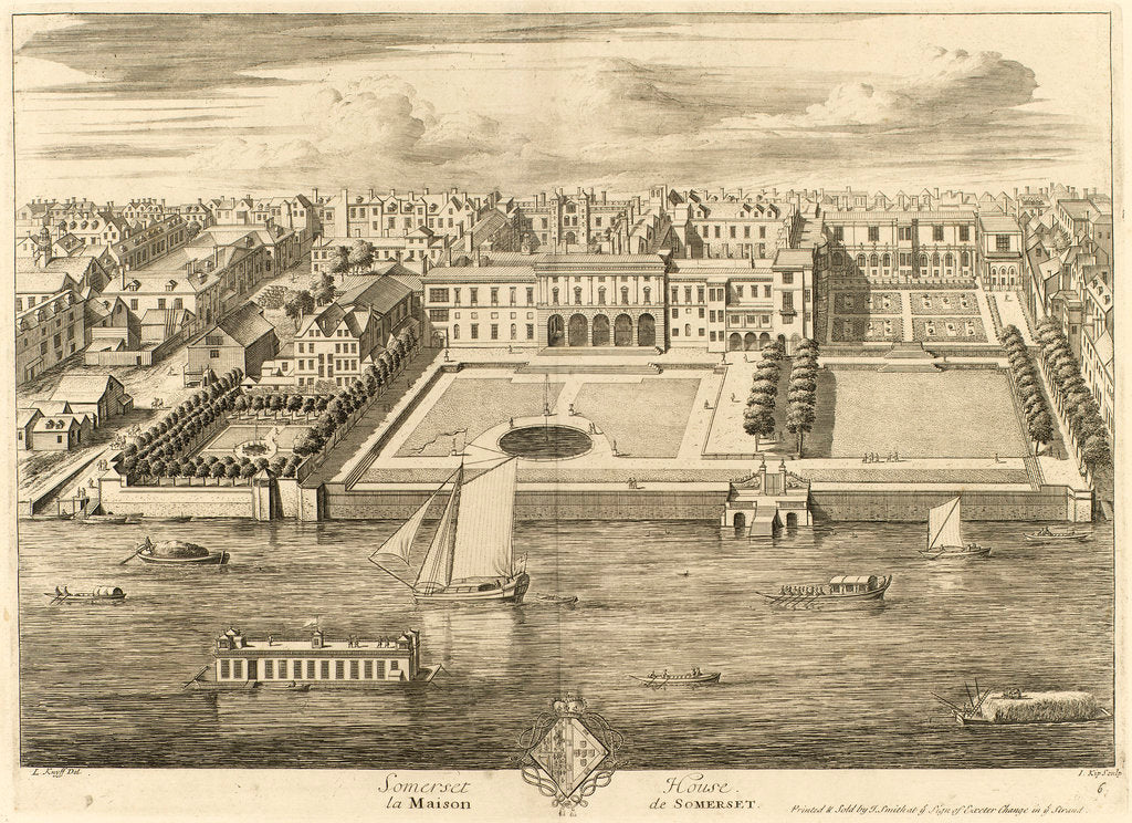 Detail of Somerset House by L. Knyff