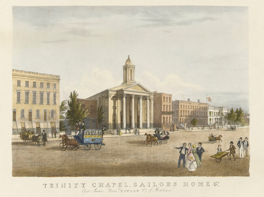 Detail of Trinity Chapel, Sailors Home by unknown