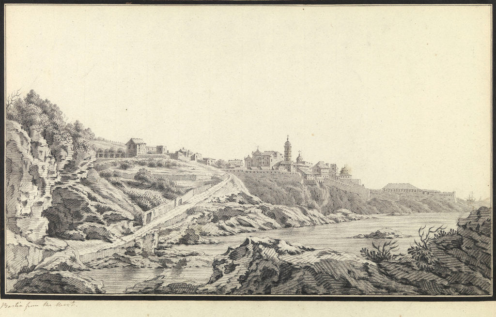 Detail of View of Bastia, Corsica by unknown