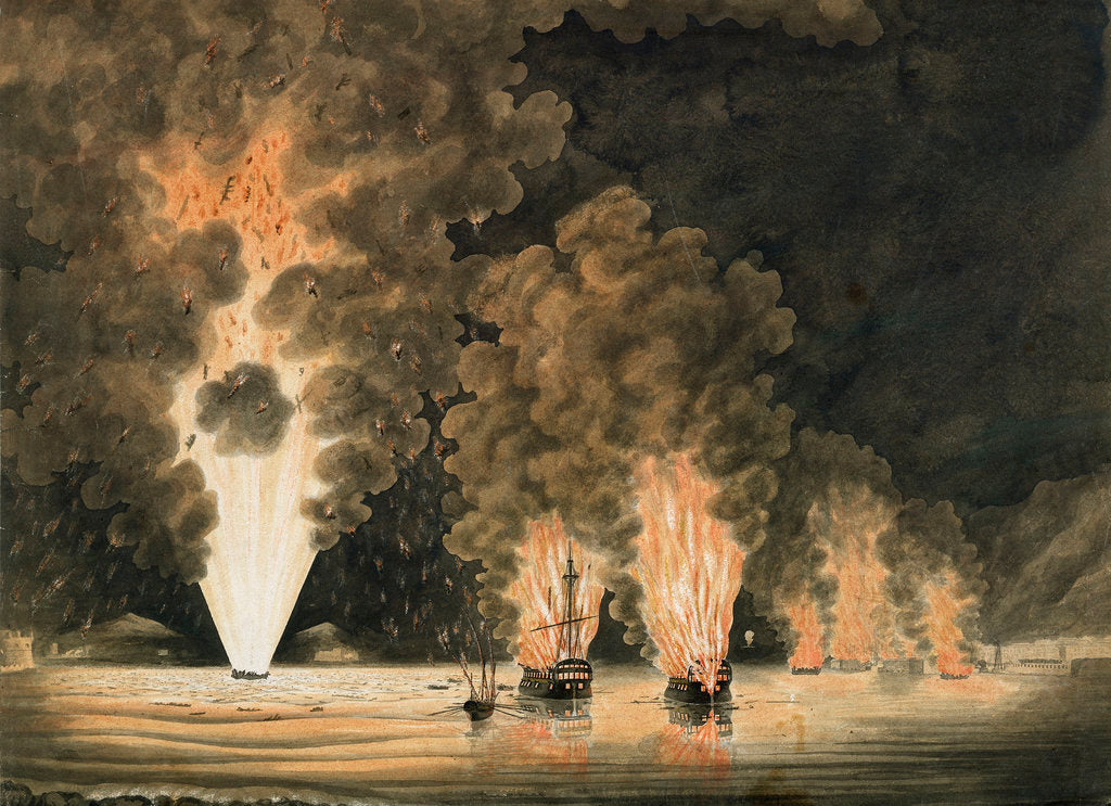 Detail of Evacuation of Toulon 1793 by unknown