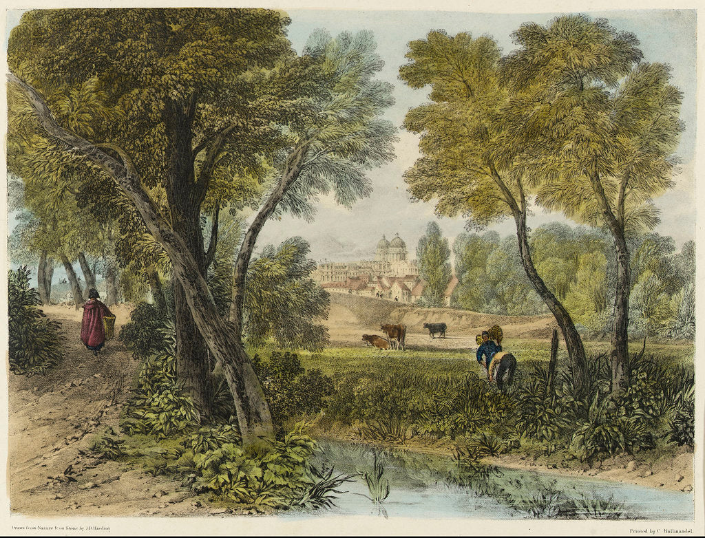 Detail of Part of Greenwich Hospital from the Ravensbourne by James Duffield Harding