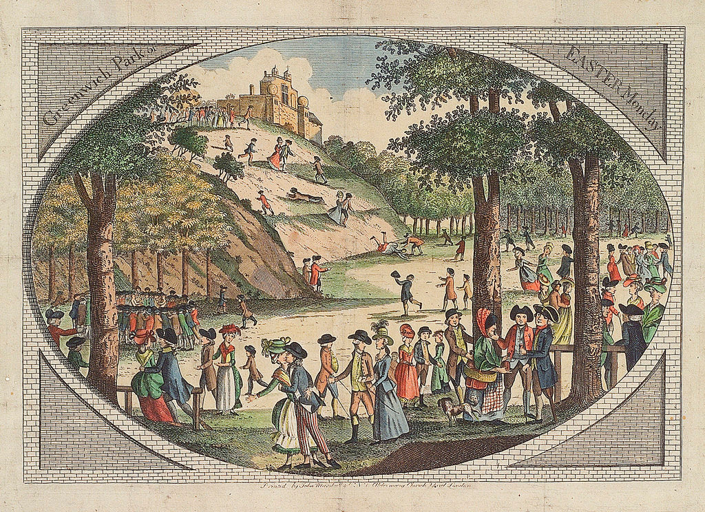 Detail of Greenwich Park on Easter Monday by John Marshall & Co.