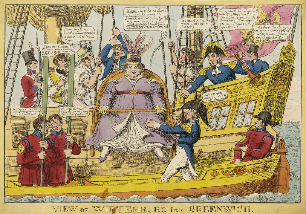Detail of View of Wirtemburg from Greenwich by unknown