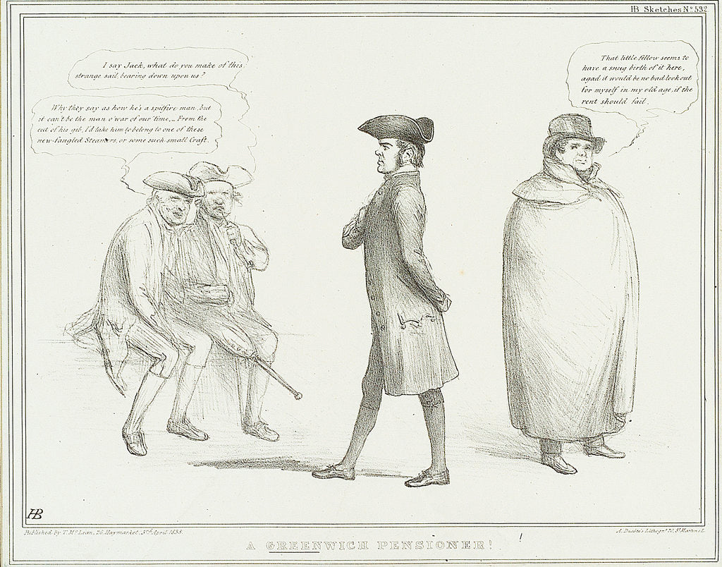 Detail of A Greenwich Pensioner! by H. B.