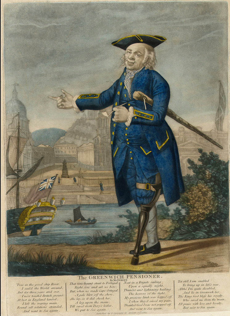 Detail of The Greenwich Pensioner by N. Carpenter