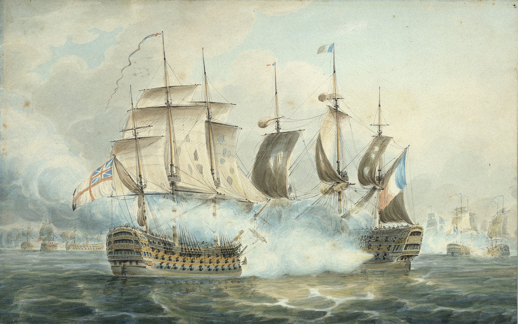 Detail of Action between the 'Victory' and the 'Bucentaur', possibly at Trafalgar by unknown