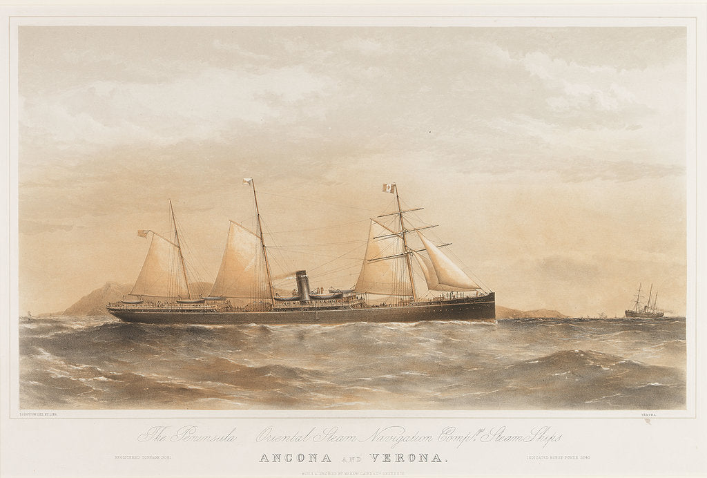 Detail of Ancona' and 'Verona' by Thomas Goldsworth Dutton
