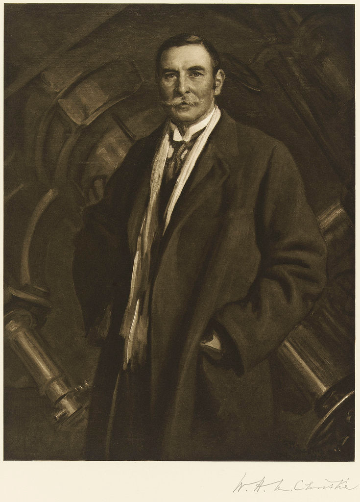 Detail of Sir William Henry Christie (1845-1922) by G.P. Jacomb-Hood
