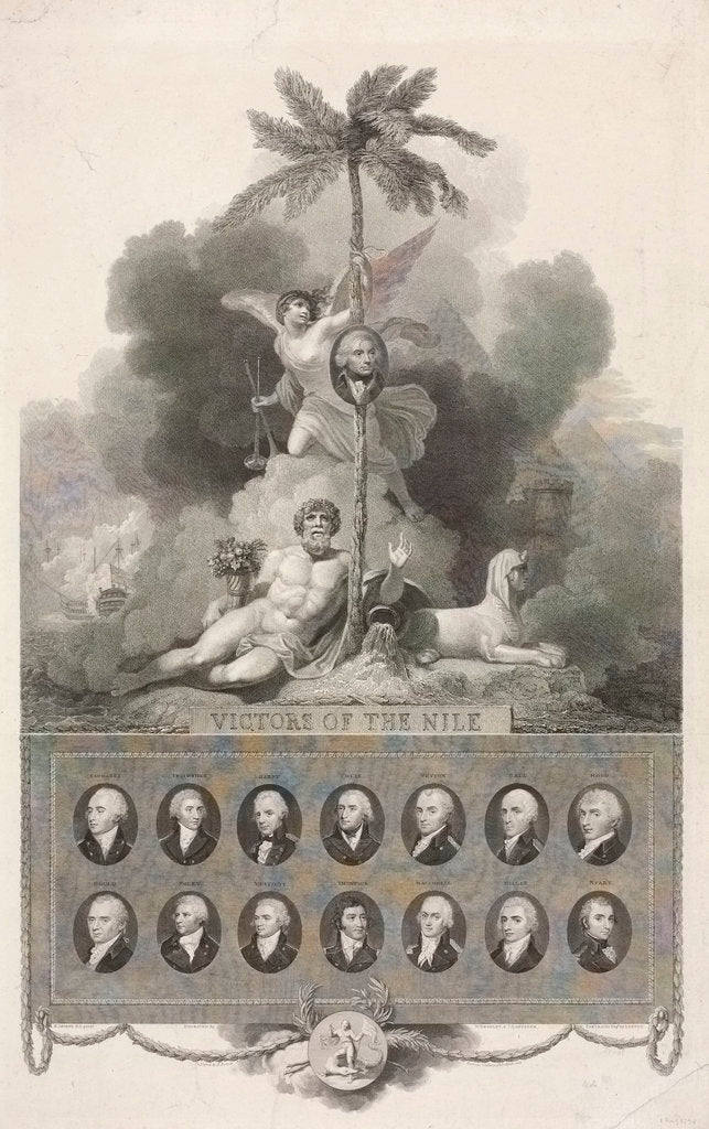 Detail of Victors of the Nile by Robert Smirke