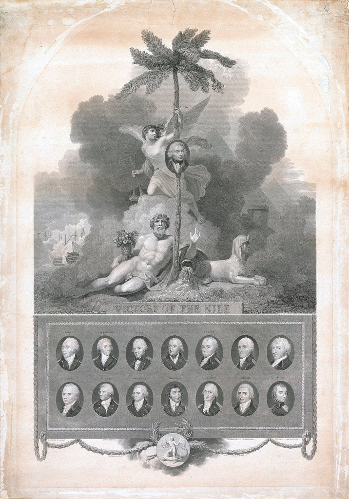 Detail of Victors of the Nile by Robert Smirke