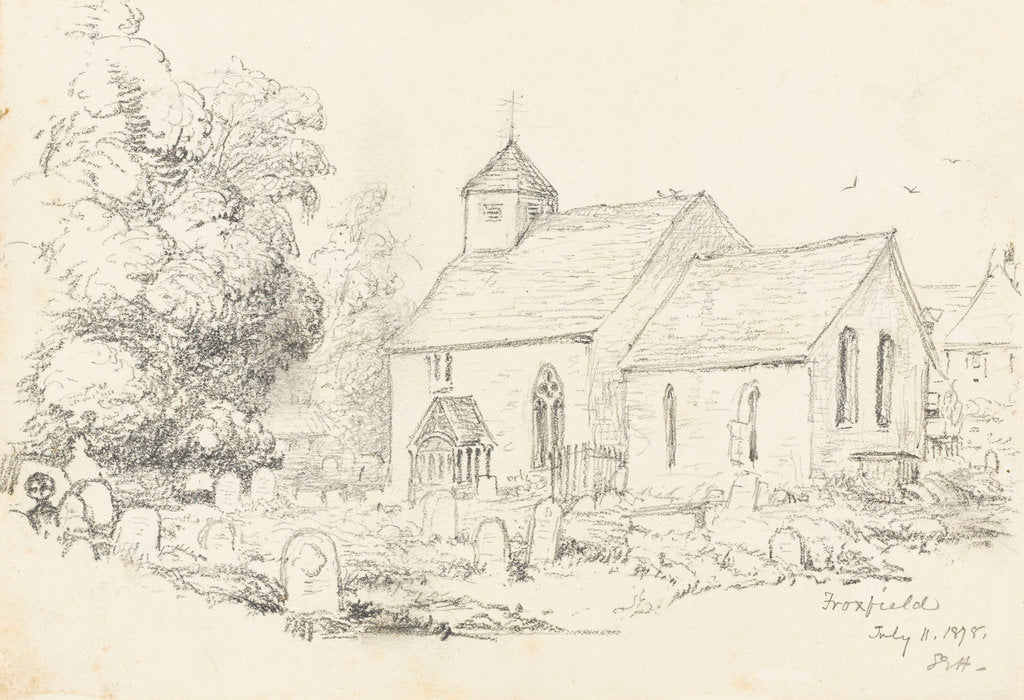 Detail of Froxfield, July 11 1878 by S.E. Hardcastle