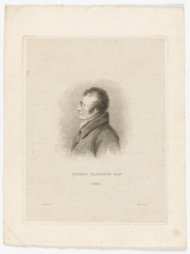 Detail of Thomas Clarkson Esqr. 1822 by William Home Lizars