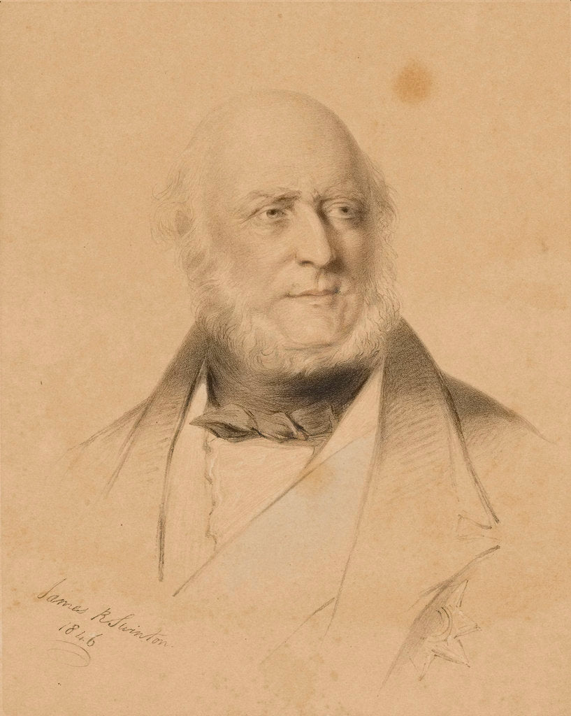 Detail of Portrait of an unknown sitter by James Rannie Swinton