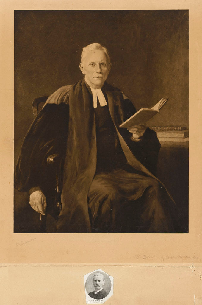 Detail of Reverend Samuel Rolles Driver (1846-1914) by unknown