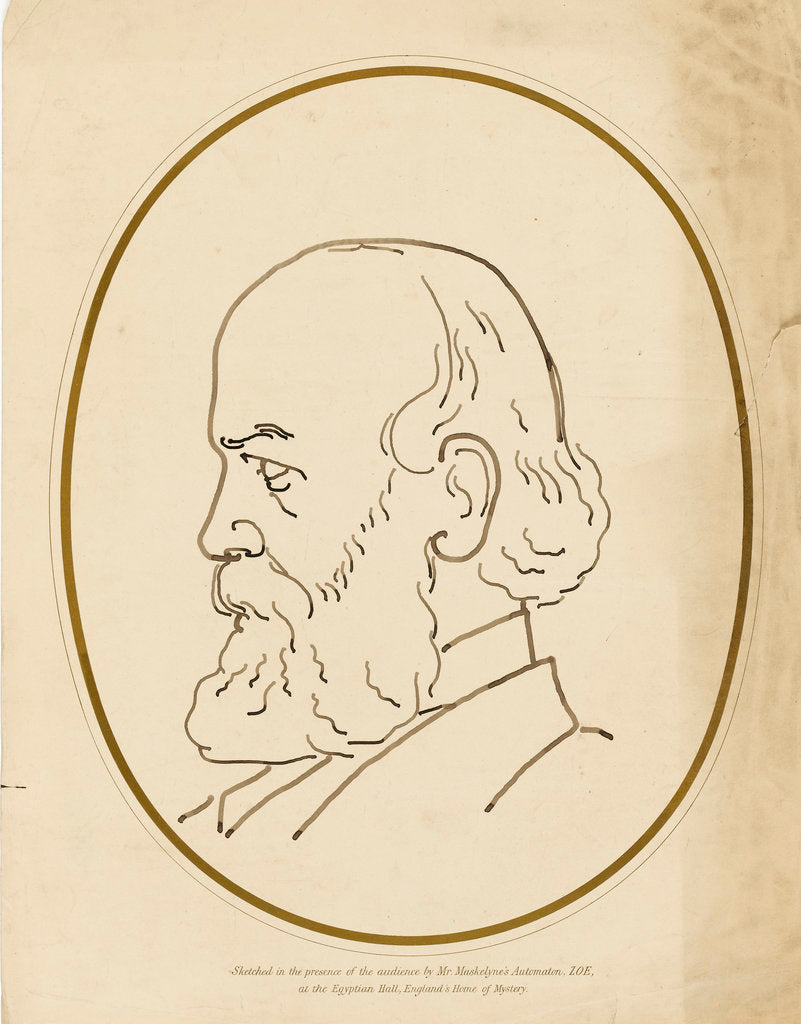 Detail of Head of a bearded gentleman by unknown