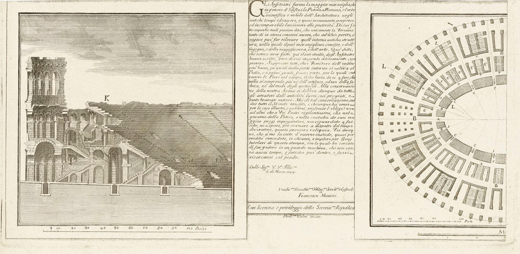 Detail of Design for an arena by Adriano Cristofoli
