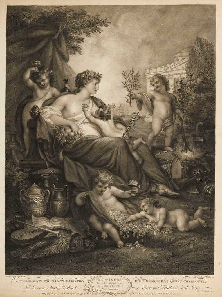 Detail of Happiness by John Francis Rigaud
