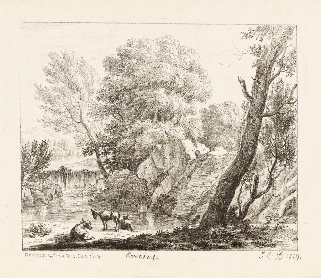 Detail of Evening by J.C. B.