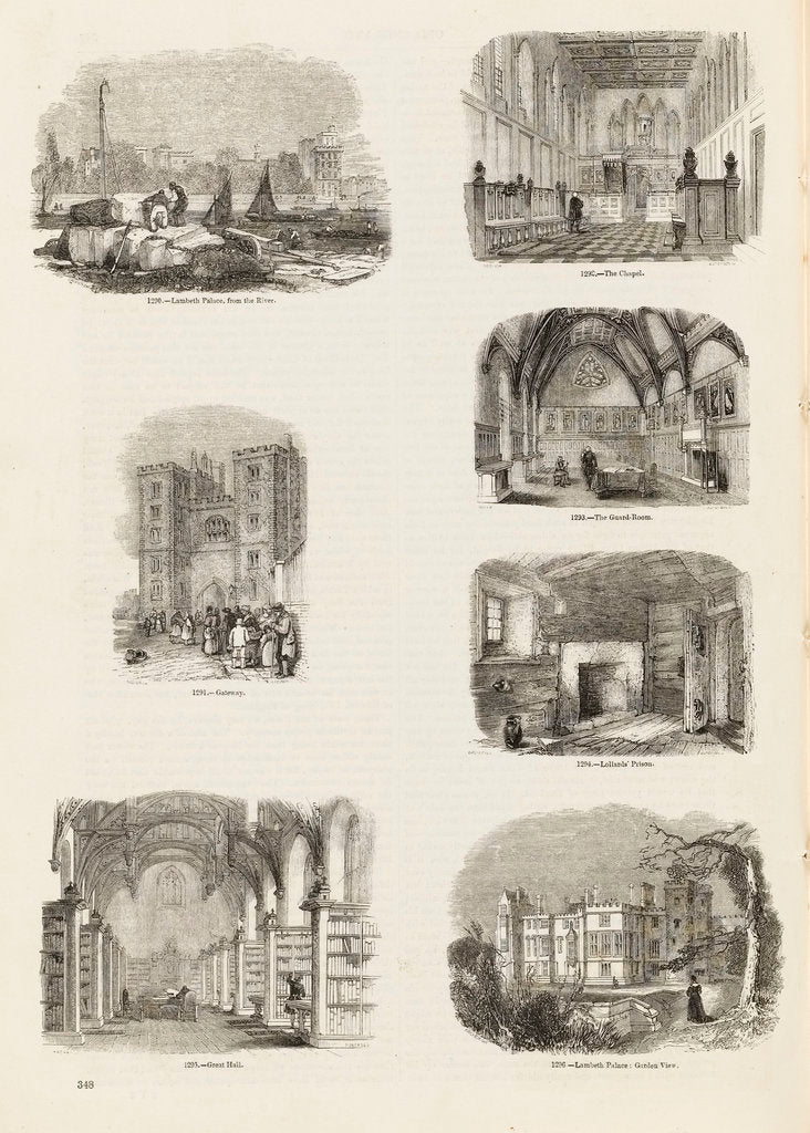Detail of Page from Charles Knight's 'Old England: A Pictorial Museum' by unknown