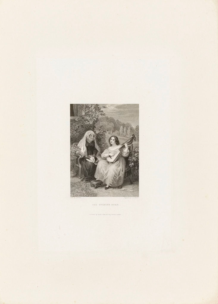 Detail of The Evening Hymn by Henry James Richter