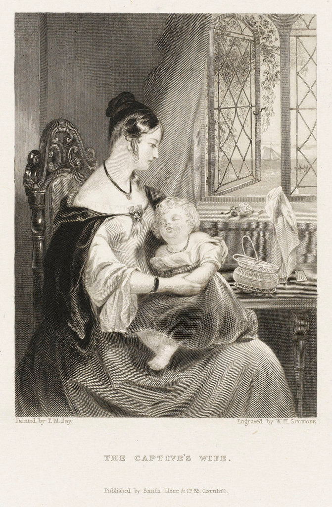 Detail of 'The Captive's Wife', detail by Thomas Musgrave Joy