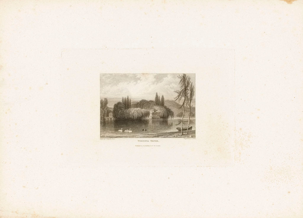 Detail of Virginia Water by William Daniell