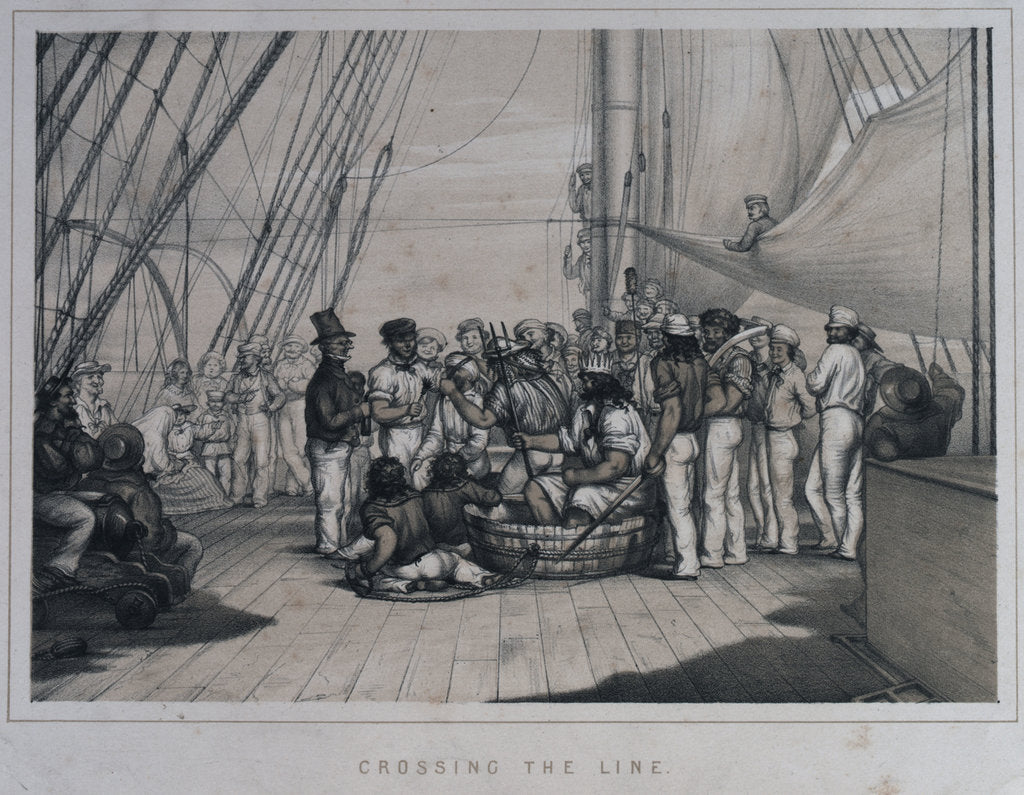 Detail of Crossing the Line by unknown