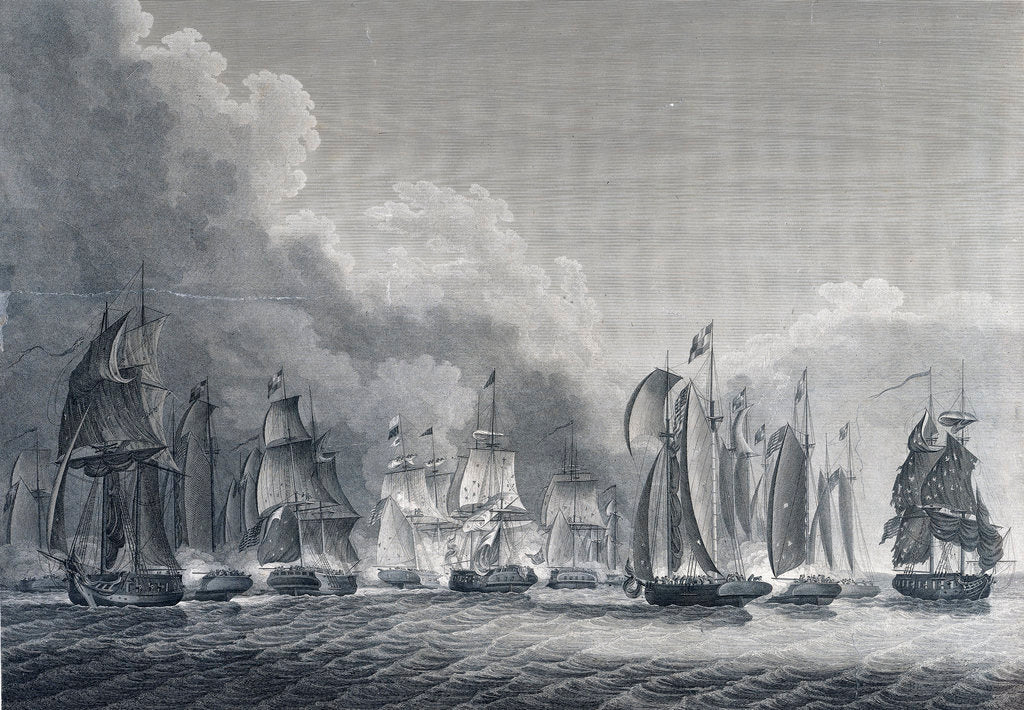 Detail of Battle on Lake Erie by Thomas Sully