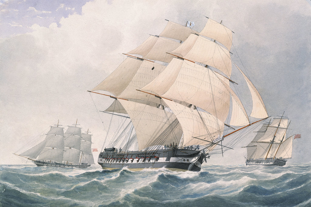 Detail of The 'Buckingham', 'Princess Royal' and 'Ann' by Collett
