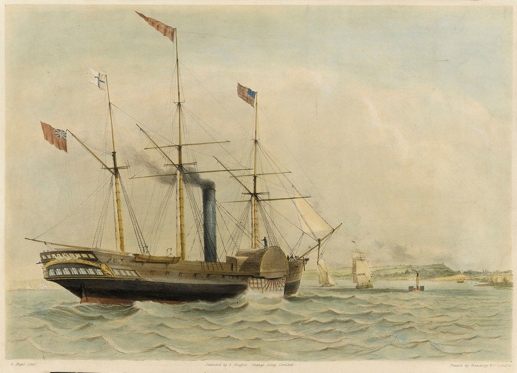 Detail of The 'British Queen' by C. Bigot