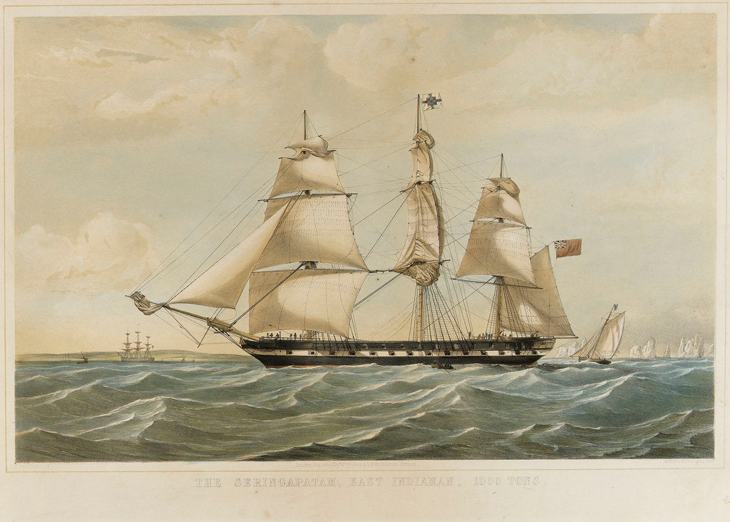 Detail of The East Indiaman 'Seringapatam' by Thomas Goldsworth Dutton