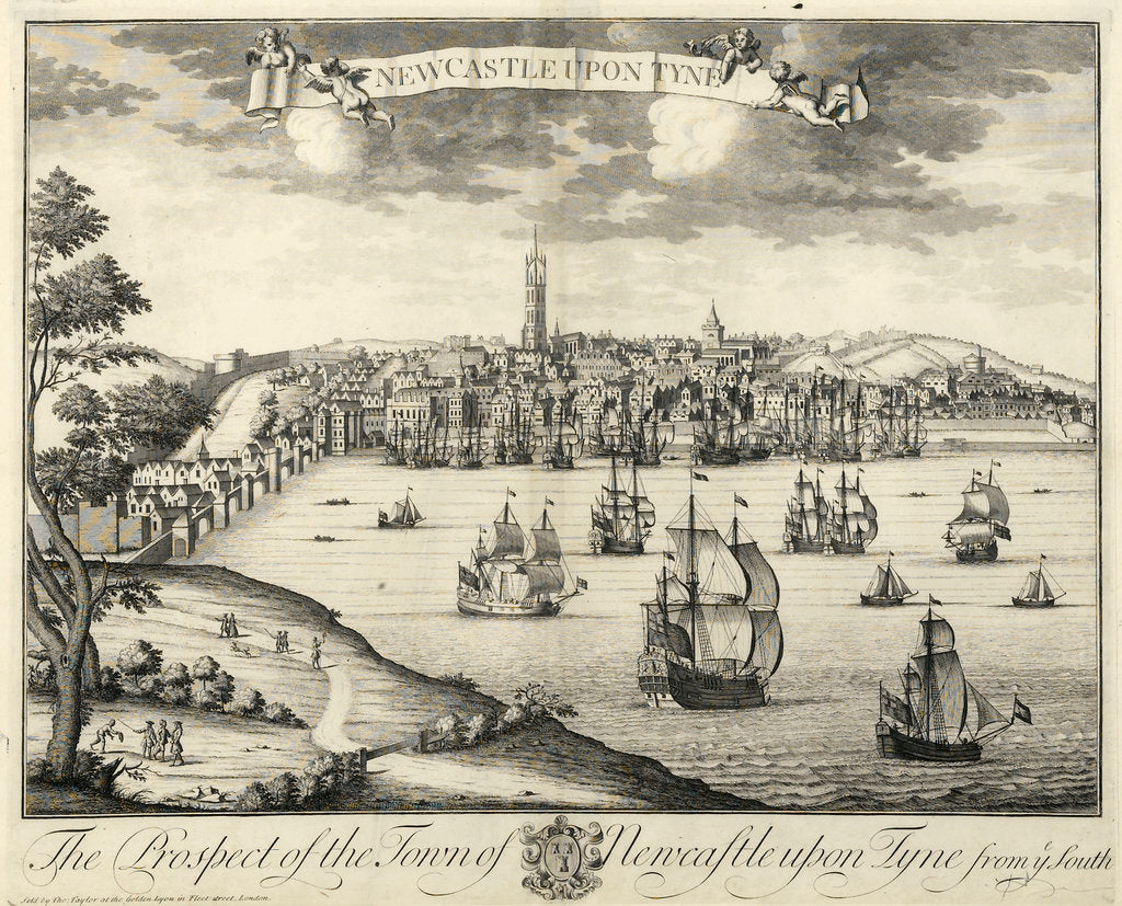Detail of Newcastle upon Tyne from the south by unknown