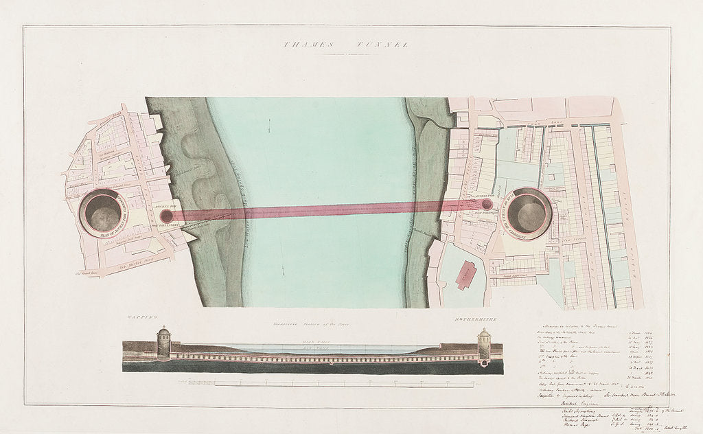 Detail of Rotherhite Tunnel by unknown