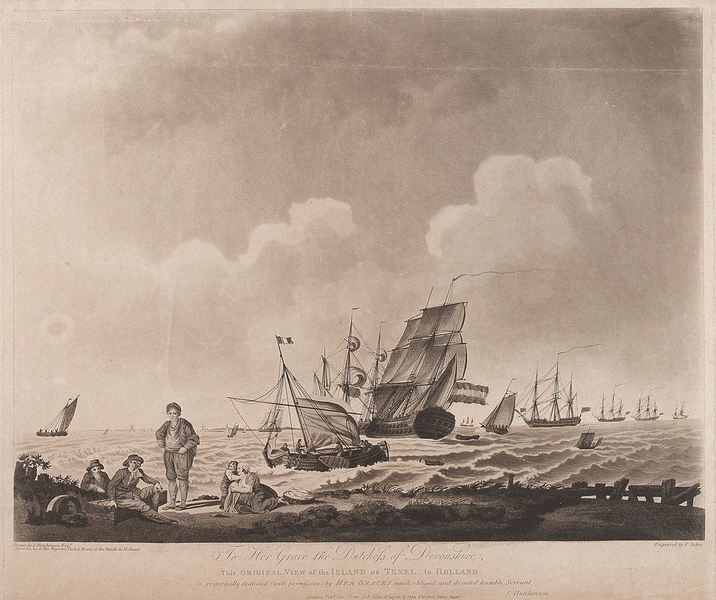 Detail of View of Texel, Holland by S. Hutchinson