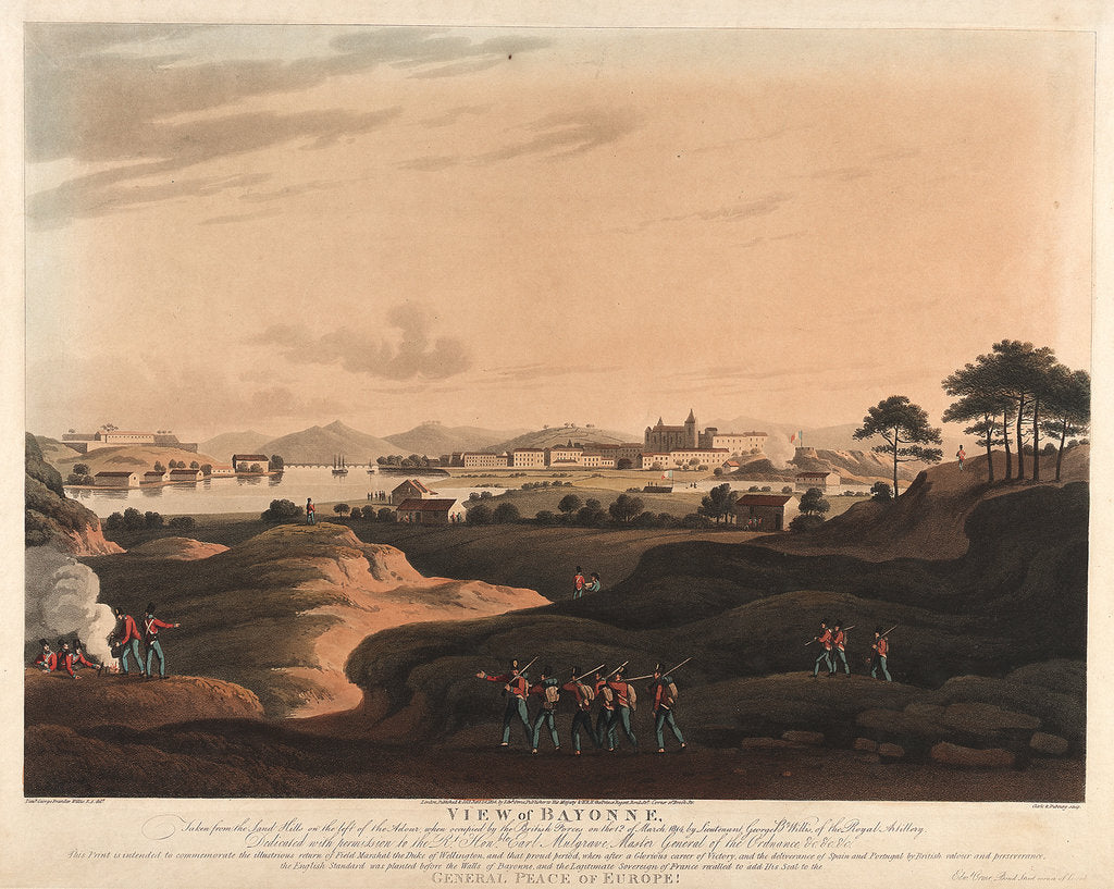 Detail of View of Bayonne by George Brander Willis