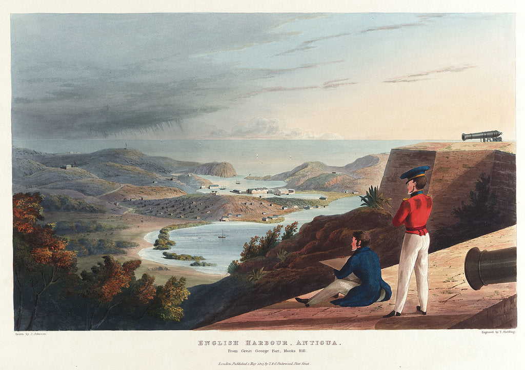 Detail of English Harbour by T. Fielding