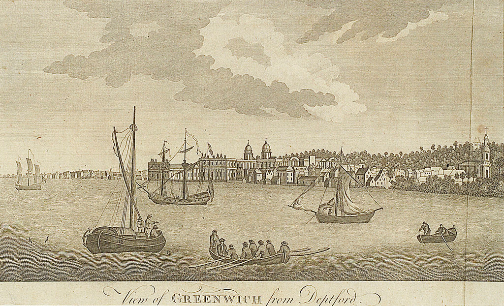 Detail of View of Greenwich from Deptford by unknown