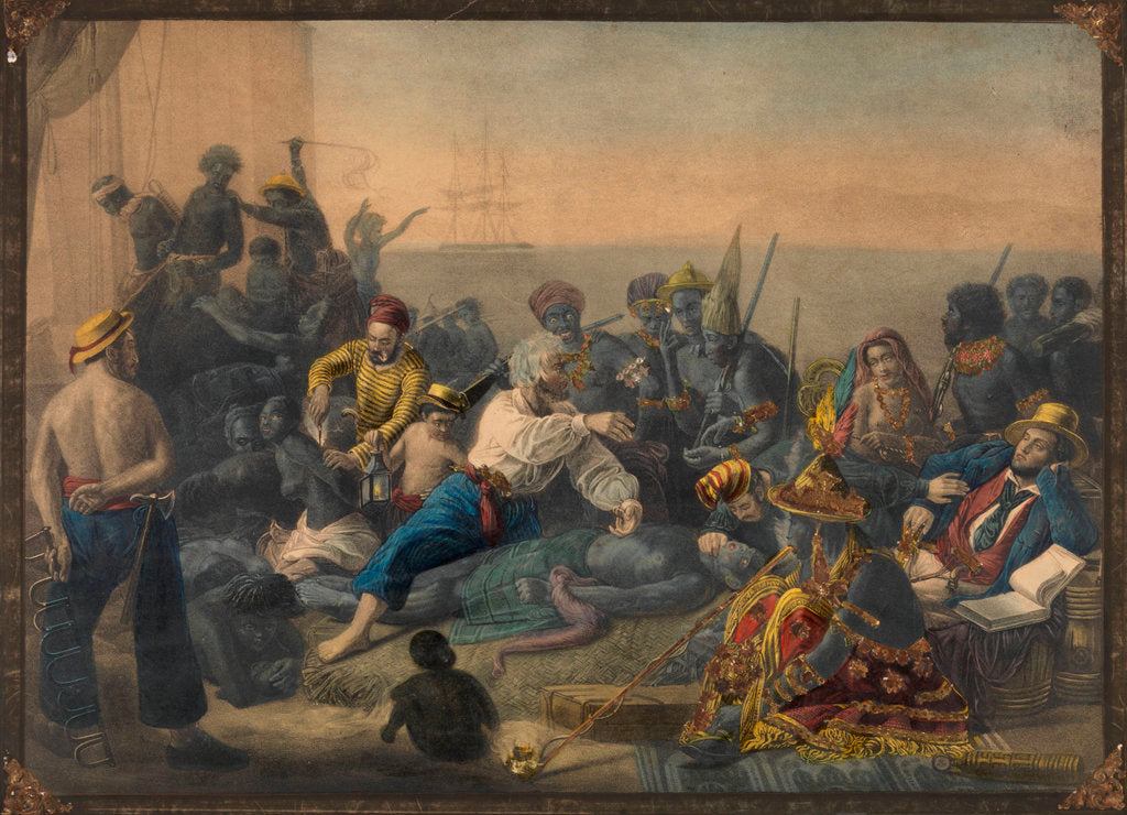 Detail of Slave trade by Francois-Auguste Biard