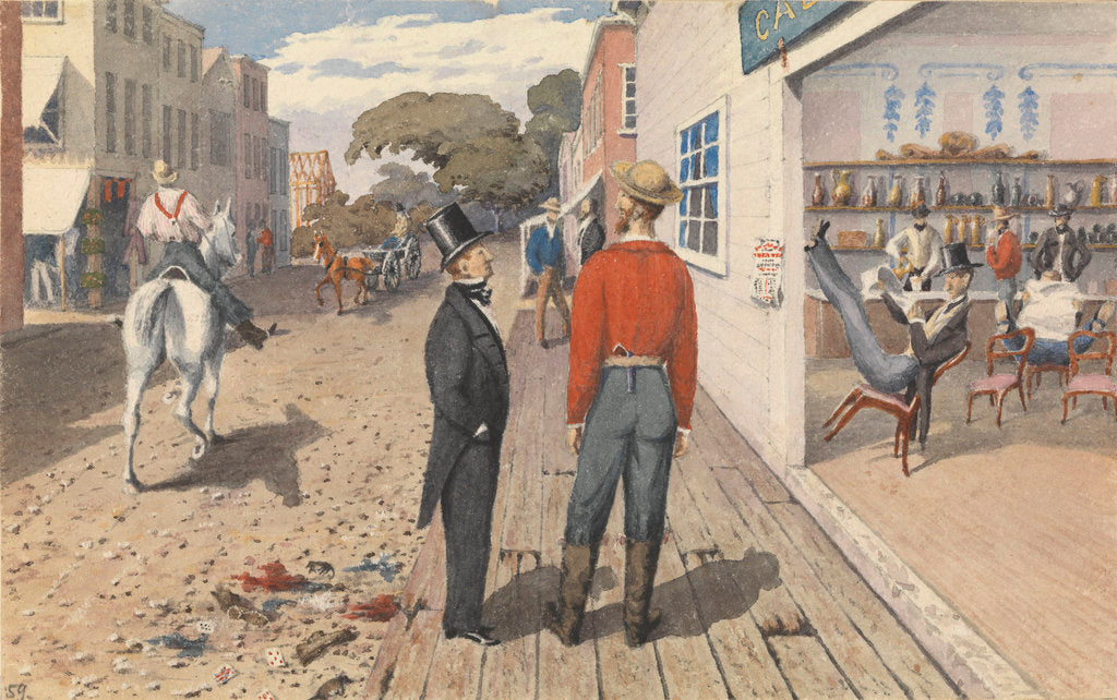 Detail of Mr Rust, editor the 