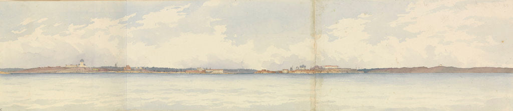 Detail of Sweaborg [Sveaborg/ Suomenlinna: Finland] by Edward Gennys Fanshawe