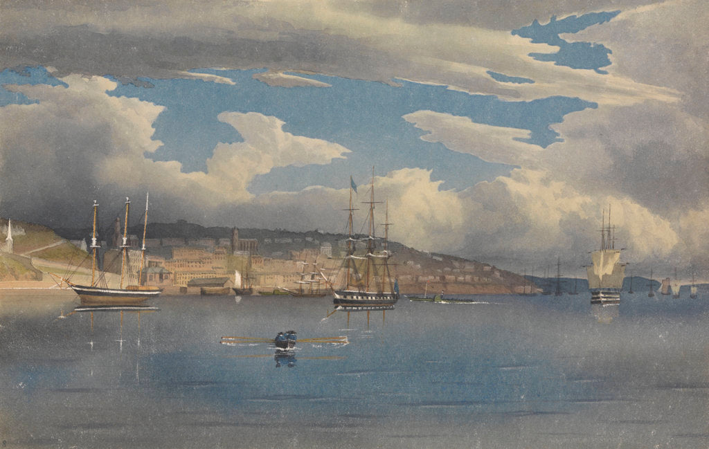 Detail of Queenstown [Cobh], Ireland, 1856 by Edward Gennys Fanshawe