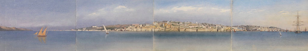 Detail of Panorama of Lisbon, Portugal, 1856 by Edward Gennys Fanshawe