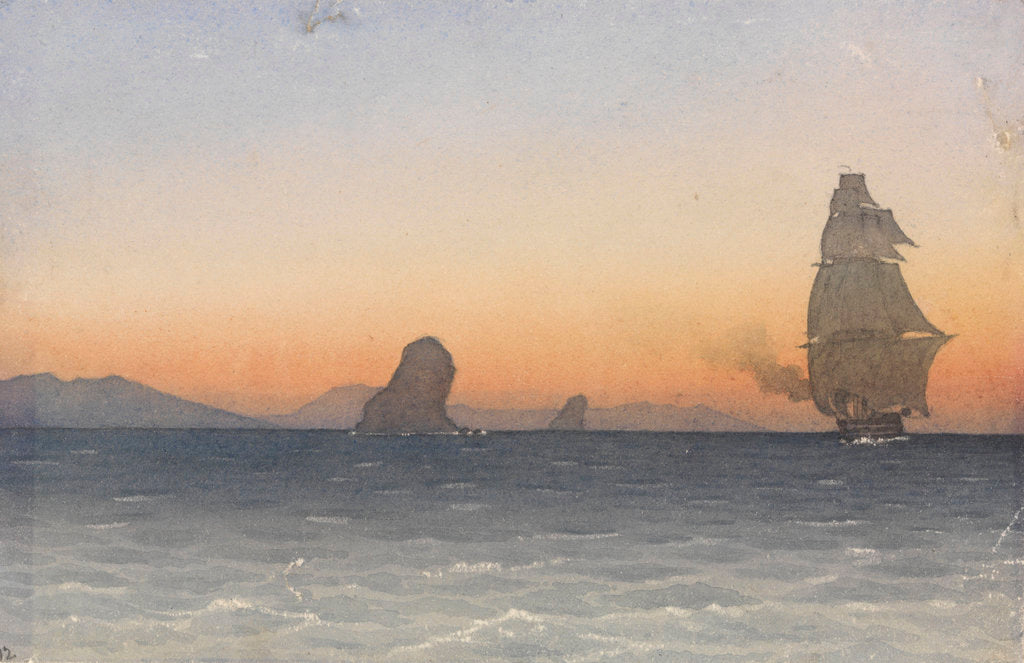 Detail of Fratelli Rocks, June 12th 1856 [Tunisia] by Edward Gennys Fanshawe